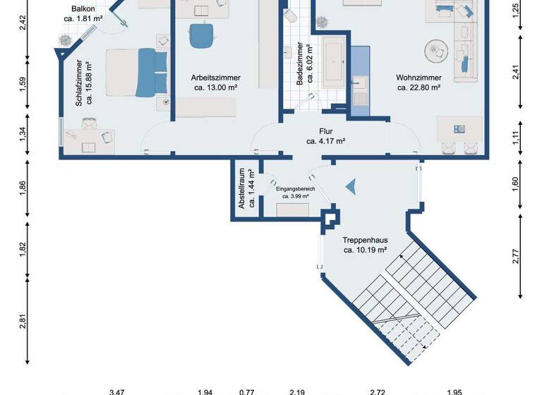 Wohnung zum Kauf 195.000 € 2,5 Zimmer 67,8 m² 3. Geschoss frei ab 01.05.2026 West Kassel 34117