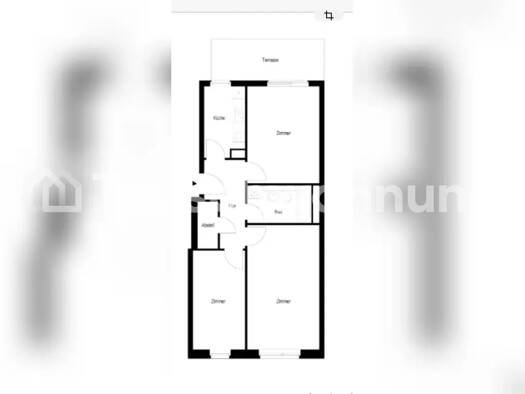 Wohnung zur Miete nur mit Wohnberechtigungsschein Tauschwohnung 600 € 3 Zimmer 73 m² EG Alsterdorf Hamburg 22303