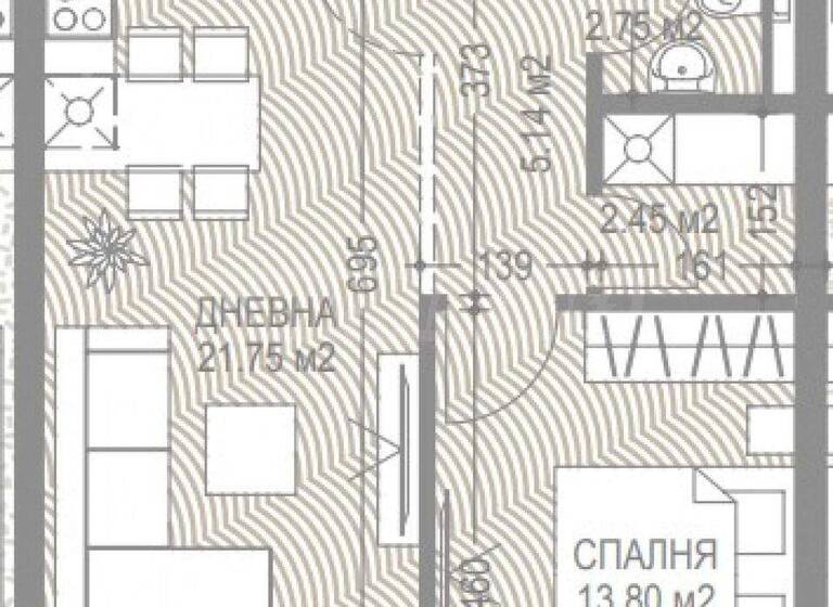 Studio zum Kauf 165.833 € 2 Zimmer 77,1 m² Sofia