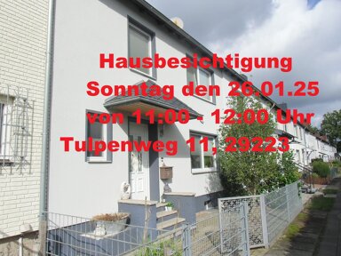 Reihenmittelhaus zum Kauf als Kapitalanlage geeignet 199.000 € 3 Zimmer 87 m² 268 m² Grundstück Heese Celle 29225