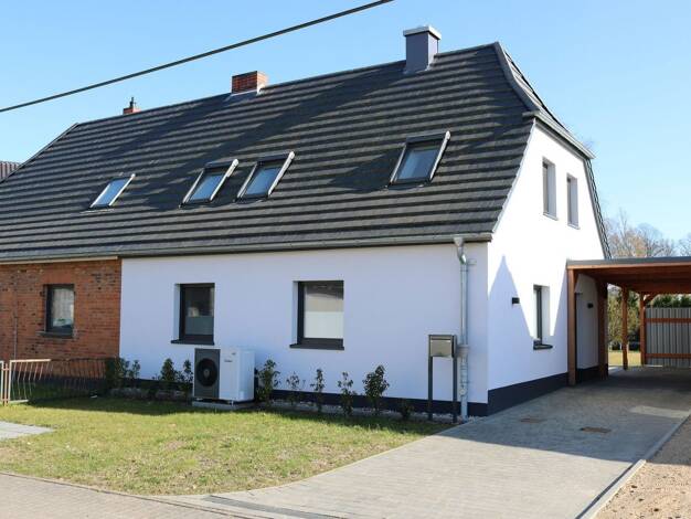 Doppelhaushälfte zum Kauf provisionsfrei 449.000 € 5 Zimmer 110 m² 375 m² Grundstück Stülow Retschow Ortsteil Stülow 18211