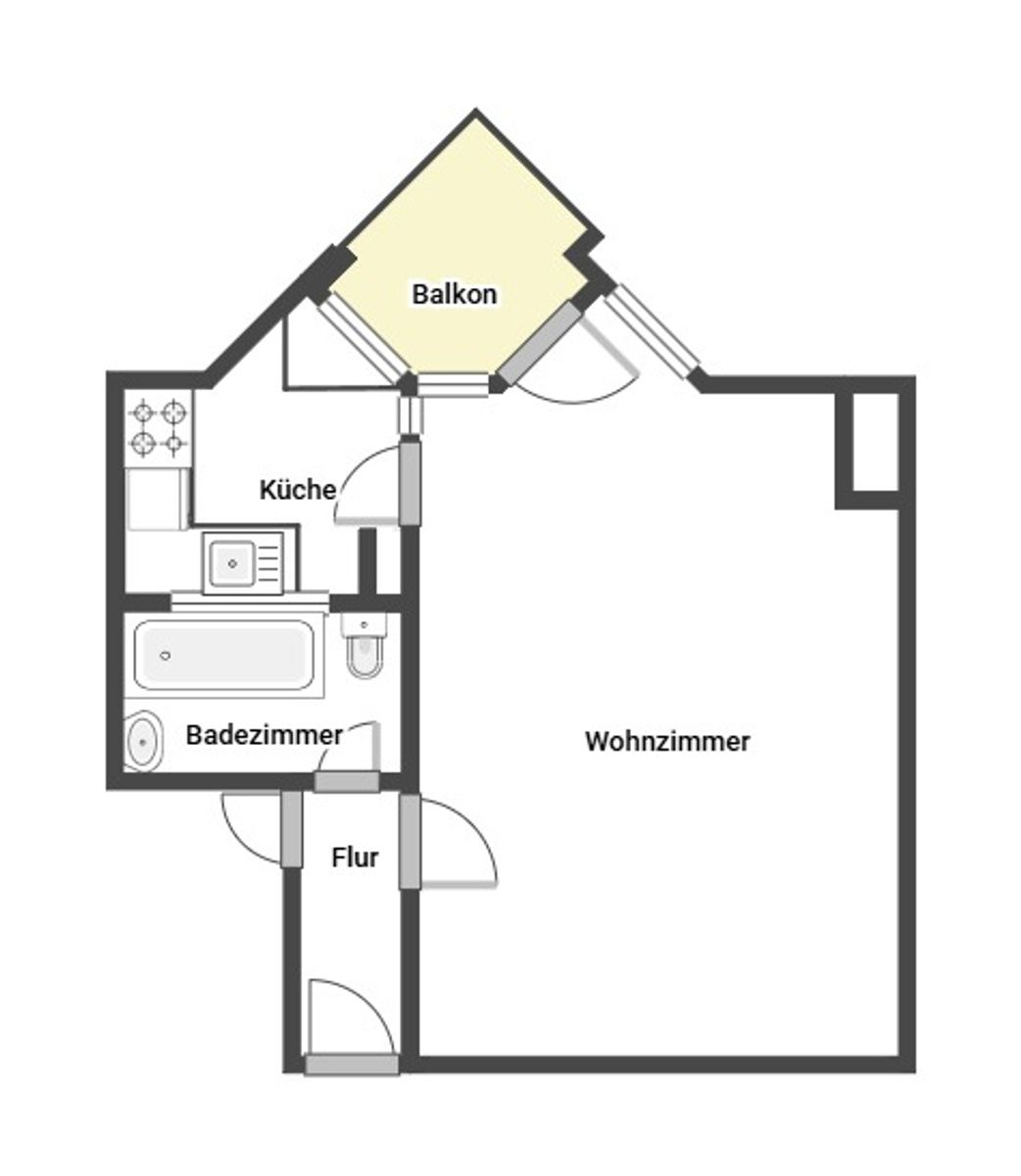 Immobilie zum Kauf als Kapitalanlage geeignet 99.800 € 1 Zimmer 38 m²<br/>Fläche Falkenhagener Feld Berlin 13589