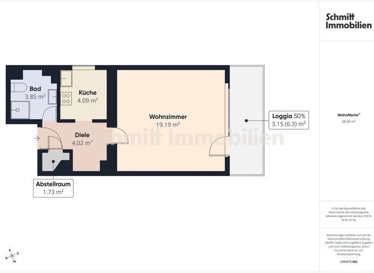 Studio zum Kauf 127.000 € 1 Zimmer 36 m² 8. Geschoss Schwanheim Frankfurt am Main 60529