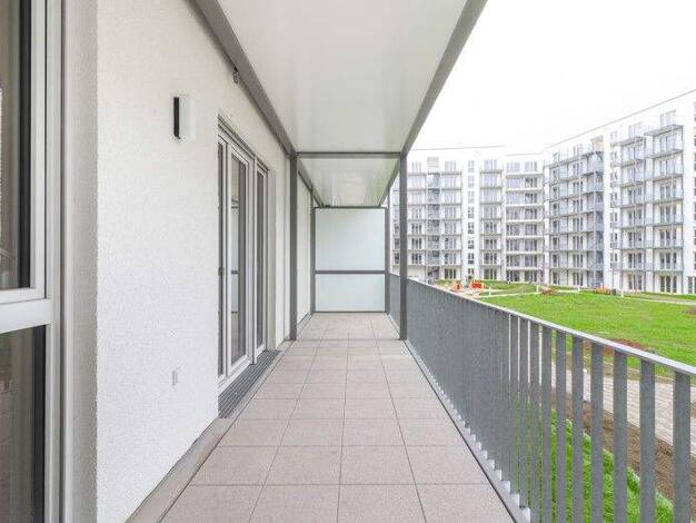 Wohnung zur Miete - Erstbezug 1.836 € 4 Zimmer 106,9 m² 1. Geschoss frei ab 01.02.2026 Mathilde-Maier-Straße 11 Gallus Frankfurt-Gallus 60326