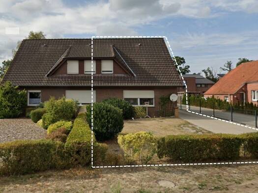 Doppelhaushälfte zur Miete 800 € 4 Zimmer 95 m² frei ab sofort Flachsmeer Westoverledingen 26810