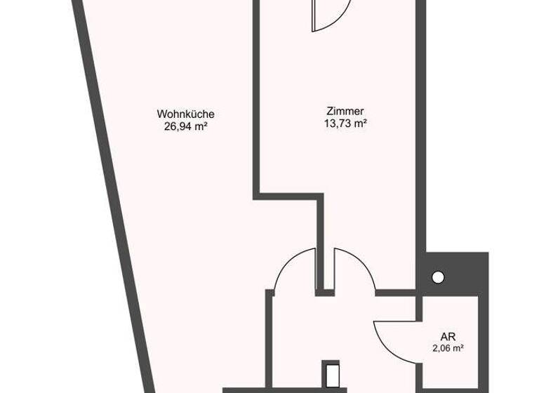 Wohnung zur Miete 1.514 € 2 Zimmer 59,3 m² 3. Geschoss Wien 1040