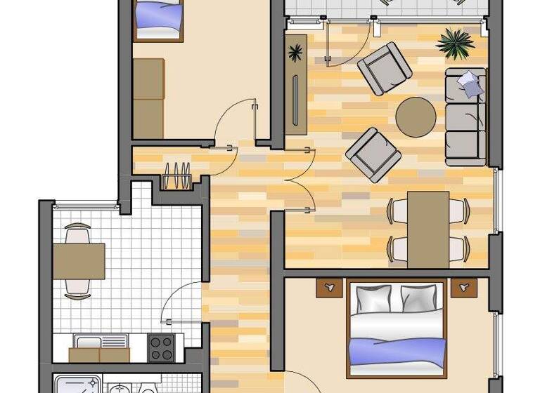 Wohnung zur Miete 499 € 4 Zimmer 71,3 m² 3. Geschoss frei ab 07.04.2026 Scheideweg 77 Scholven Gelsenkirchen 45896