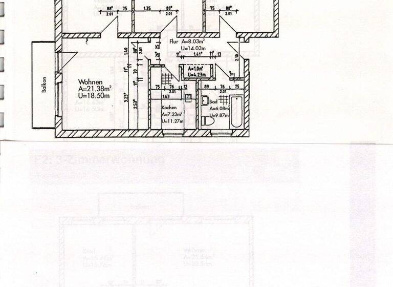 Wohnung zur Miete 325 € 2 Zimmer 62 m² 3 Geschosse frei ab 01.04.2026 Leninstraße 30 A Zschornewitz Gräfenhainichen 06772