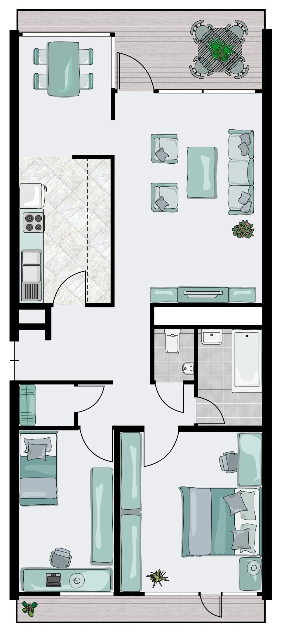 Wohnung zum Kauf 239.000 € 3,5 Zimmer 80,4 m²<br/>Wohnfläche 7.<br/>Geschoss Asemwald Stuttgart 70599