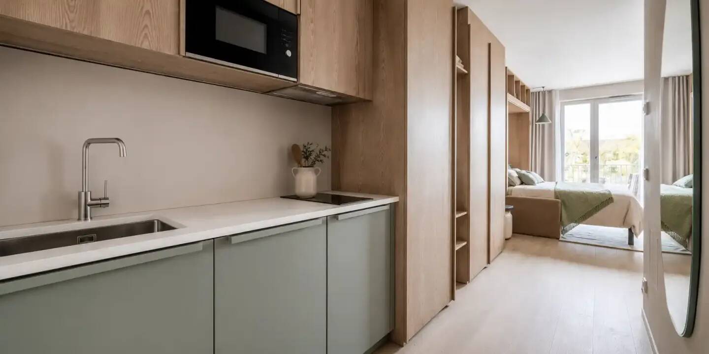 Studio mieten Britz: 1-Zimmer, 28 m², 971 € Kaltmiete