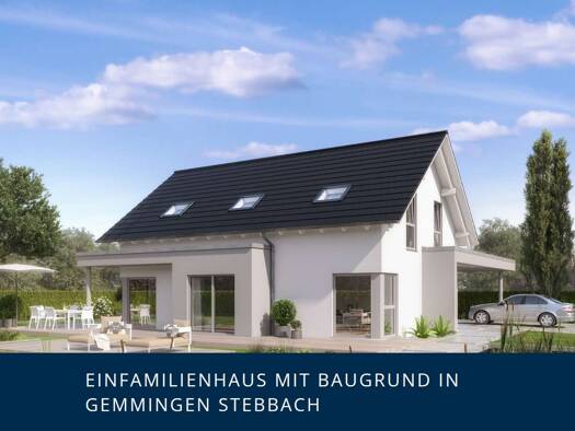 Einfamilienhaus zum Kauf provisionsfrei 479.060 € 5 Zimmer 140 m² 445 m² Grundstück Stebbach Gemmingen 75050