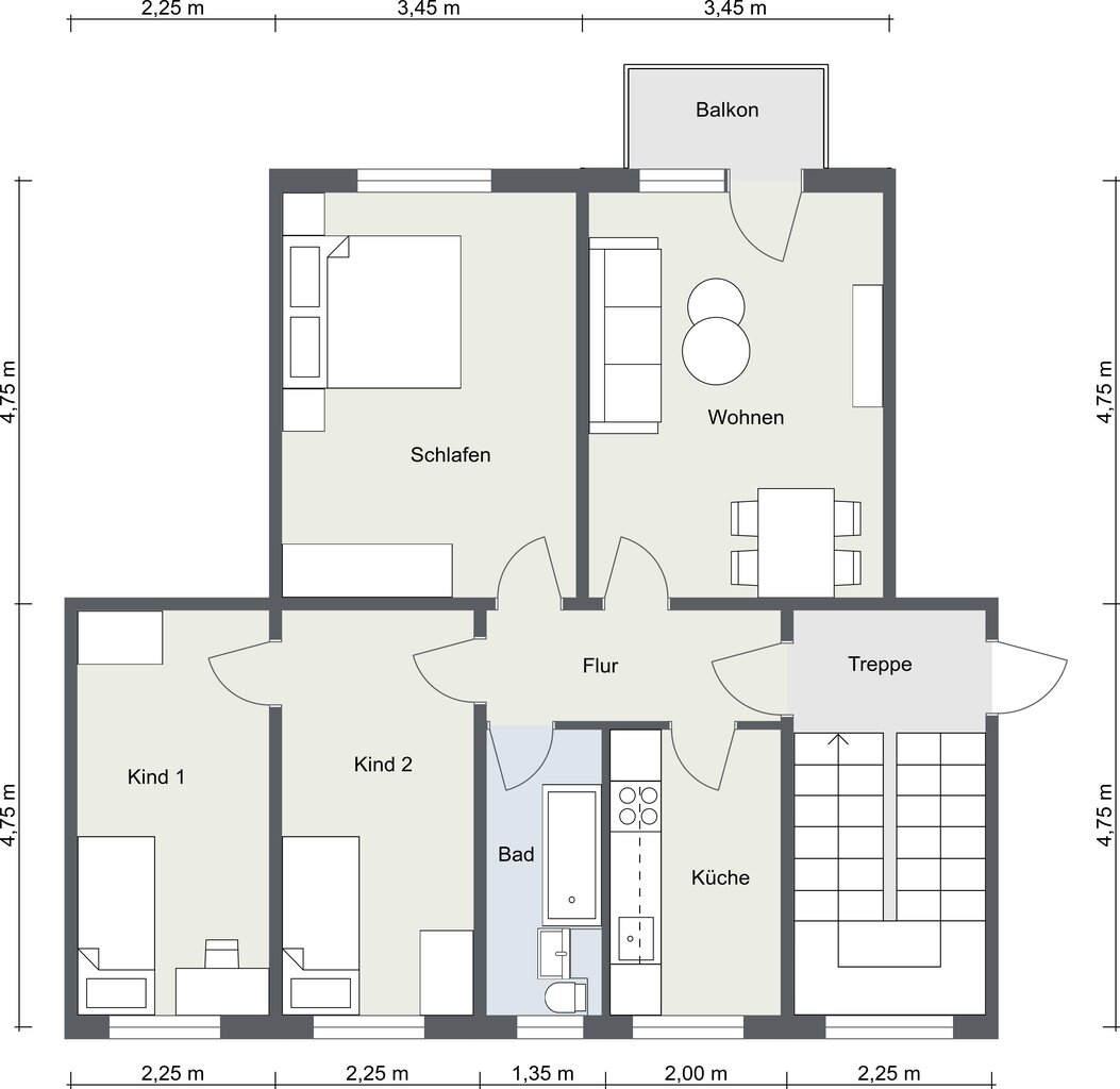 Wohnung zur Miete 496 € 4 Zimmer 70,8 m²<br/>Wohnfläche 4.<br/>Geschoss Dr.-A.-Schweitzer-Str. 10 Lübbenau Lübbenau/Spreewald 03222