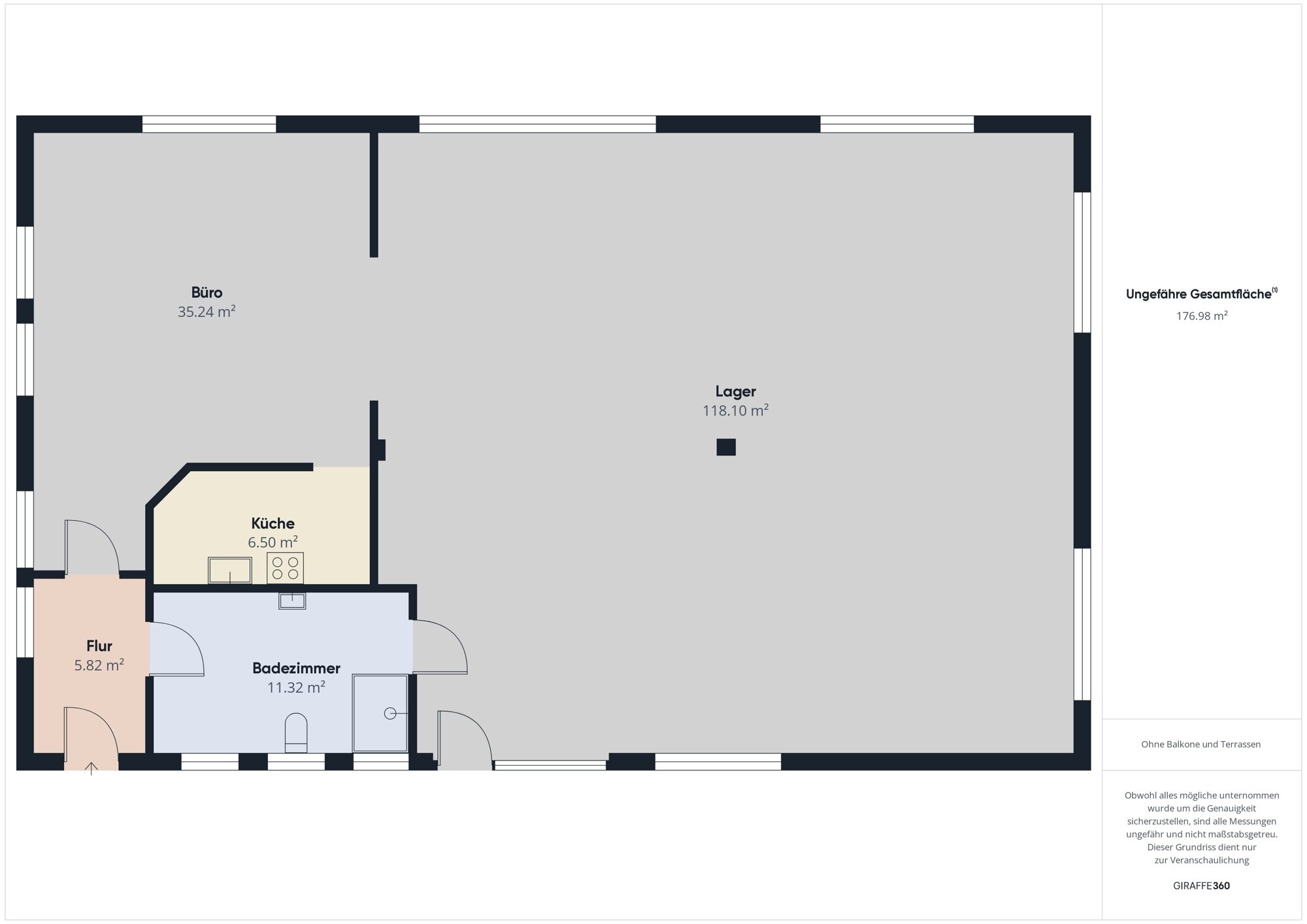 Lagerhalle zur Miete 1.080 € 177 m²<br/>Lagerfläche Hofer Straße 29 Lochau 6911