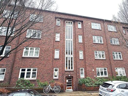 Wohnung zur Miete 900 € 2,5 Zimmer 58,9 m² 3. Geschoss frei ab sofort Buchenstraße 12 Winterhude Hamburg 22299