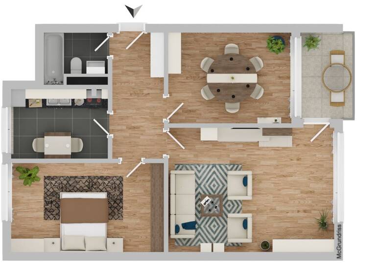 Wohnung zum Kauf 99.000 € 3 Zimmer 70 m² EG Laatzen-Mitte Laatzen 30880