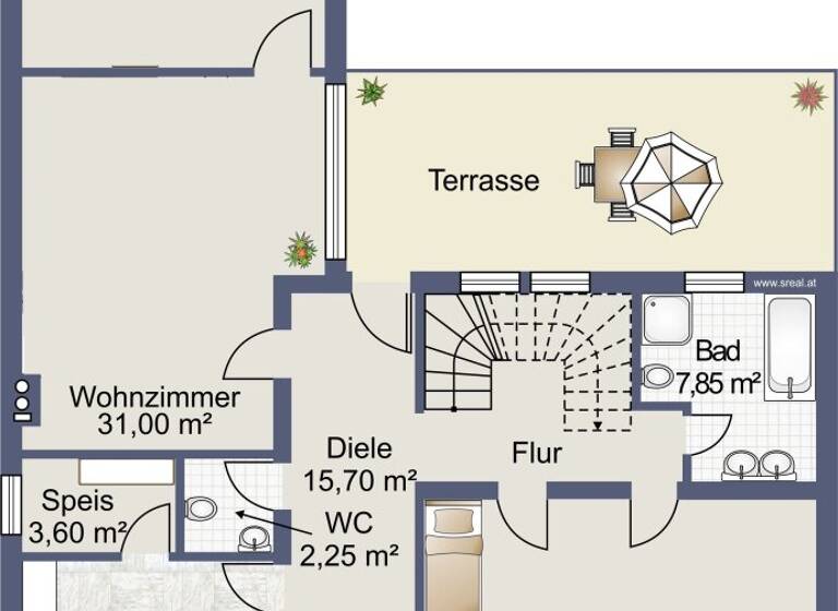 Haus zum Kauf 445.000 € 129,2 m² 1.342 m² Grundstück Halbturn 7131