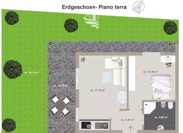 Studio zum Kauf 310.000 € 2 Zimmer 62 m² Tramin an der Weinstrasse 39040