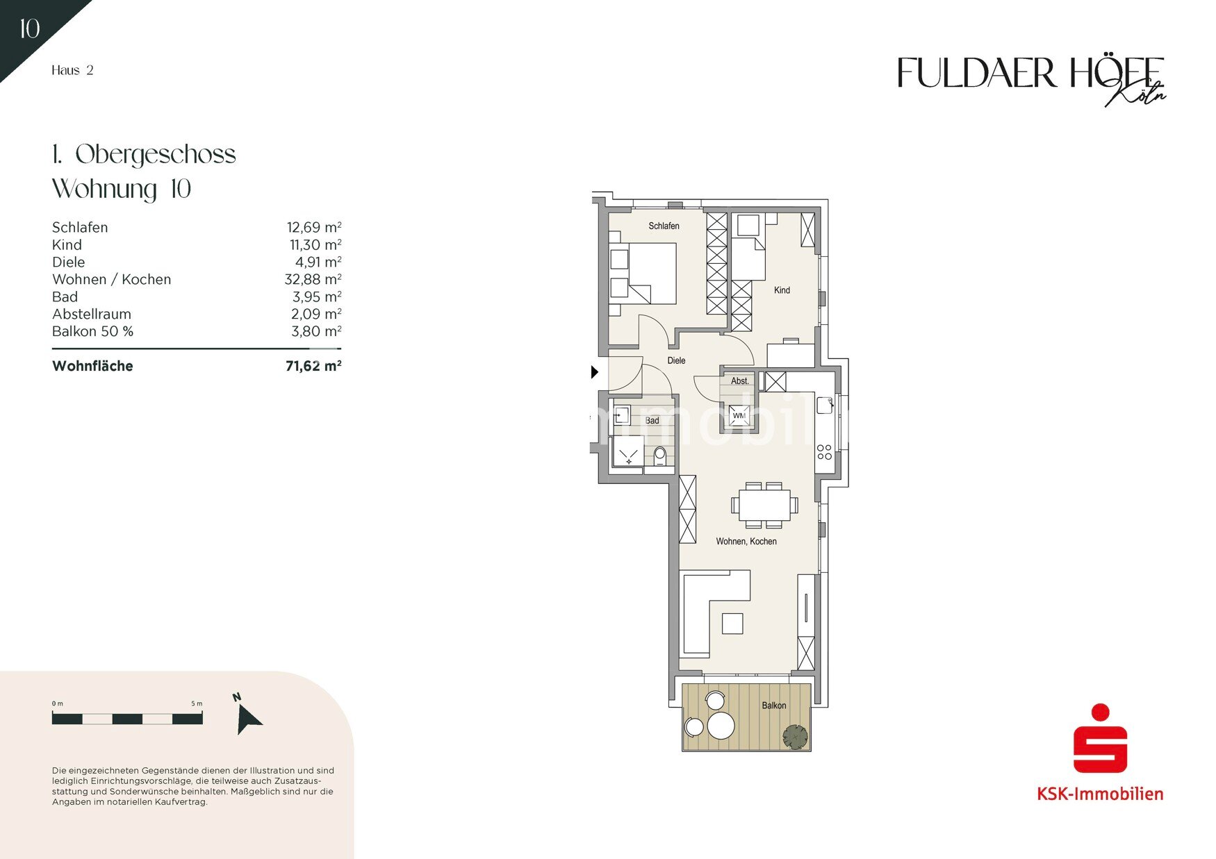 Wohnung zum Kauf 423.000 € 3 Zimmer 71,6 m²<br/>Wohnfläche 1.<br/>Geschoss Höhenberg Köln / Höhenberg 51103