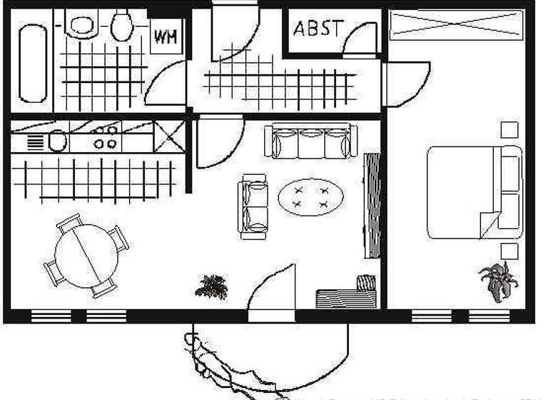 Wohnung zur Miete 395 € 2 Zimmer 59 m² Arminiusstraße Debschwitz Gera 07548