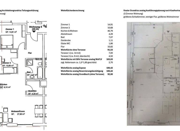 Terrassenwohnung zum Kauf provisionsfrei 567.000 € 3 Zimmer 103,3 m² EG Dieckmannstr 41 Gievenbeck Münster 48161