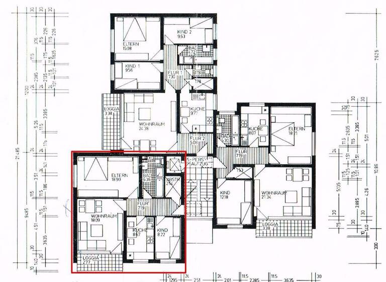 Wohnung zur Miete 500 € 3 Zimmer 72 m² 6. Geschoss frei ab 01.05.2026 Lüttringhausen Remscheid 42899