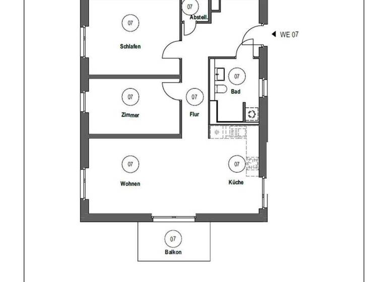 Wohnung zum Kauf provisionsfrei 369.500 € 3 Zimmer 81,2 m² 1. Geschoss Sonnenstraße 81 Ebingen Albstadt-Ebingen 72458