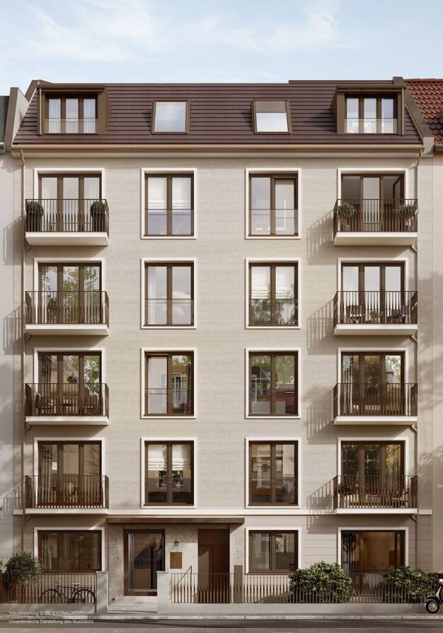 Wohnung zum Kauf - Neubau provisionsfrei 3.785.000 € 4 Zimmer 170,2 m² 3. Geschoss Bismarckstraße 26 Münchener Freiheit München 80803