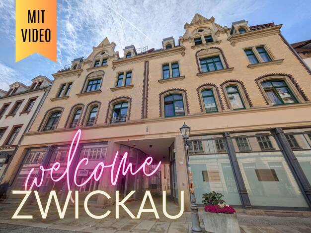 Wohnung zur Miete 800 € 2 Zimmer 83,2 m² 1. Geschoss Innere Schneeberger Str. 2 Innenstadt Zwickau 08056