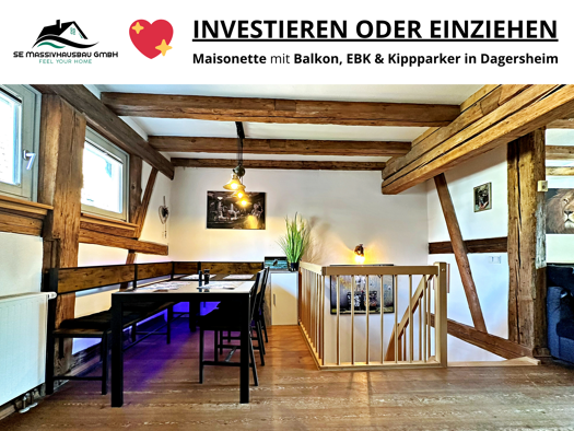 Maisonette zum Kauf 189.000 € 2,5 Zimmer 72 m² 2. Geschoss Dagersheim Böblingen 71034
