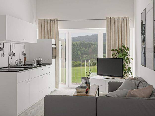 Wohnung zum Kauf - Neubau 314.160 € 2 Zimmer 40,8 m² 2. Geschoss Langengeisling Erding 85435