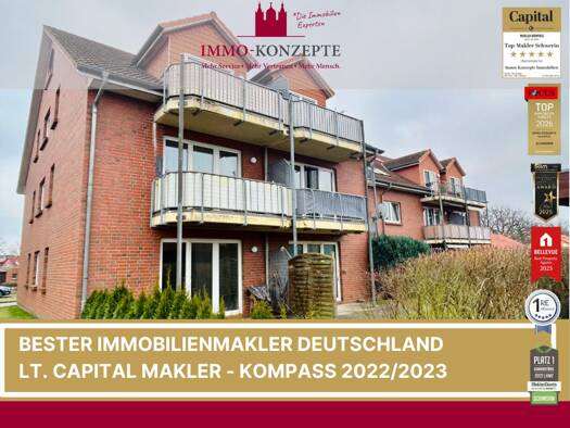 Wohnung zum Kauf 75.000 € 1 Zimmer 48,8 m² EG Hagenow Hagenow 19230