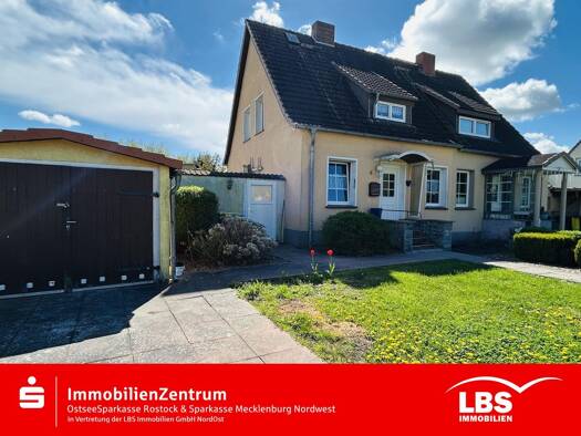 Doppelhaushälfte zum Kauf provisionsfrei 99.000 € 3 Zimmer 70 m² 793 m² Grundstück Weitendorf Laage 18299