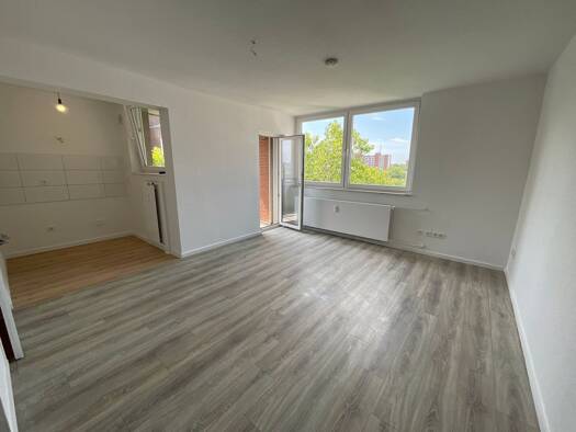 Studio zur Miete 418 € 1 Zimmer 32,7 m² 6. Geschoss Thomas-Dehler-Straße 5 Garath Düsseldorf 40595