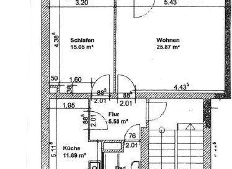 Wohnung zur Miete 343 € 2 Zimmer 66 m² 2. Geschoss frei ab sofort Thüringer Weg 18 Bernsdorf Chemnitz 09126
