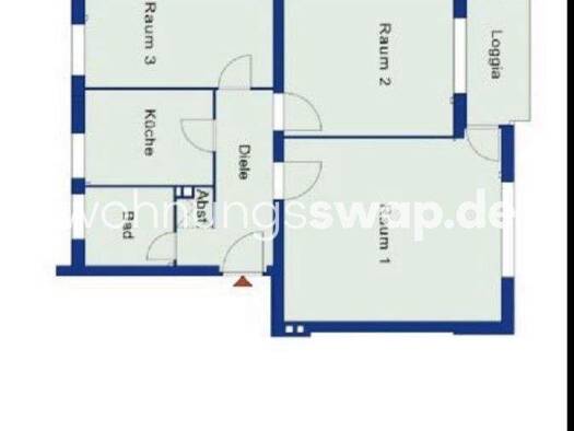 Studio zur Miete Tauschwohnung 497 € 3 Zimmer 70 m² 1. Geschoss Neukölln Berlin 12057