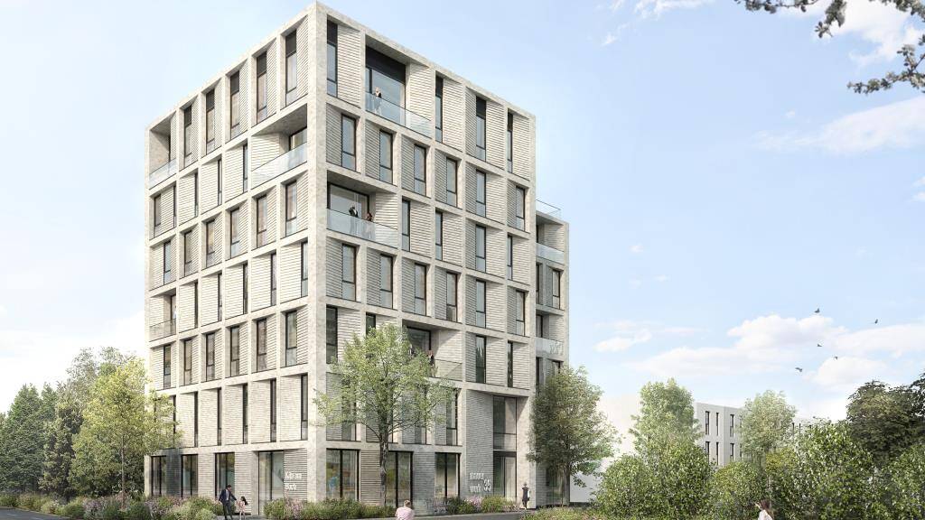 Bürofläche zur Miete - Erstbezug 12,90 € 1.166 m² Bürofläche teilbar ab 225 m² Wiesloch 69168