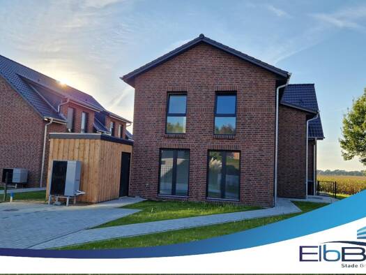 Doppelhaushälfte zum Kauf provisionsfrei 449.900 € 4 Zimmer 108,1 m² 149,8 m² Grundstück frei ab sofort Wiepenkathen Stade 21683