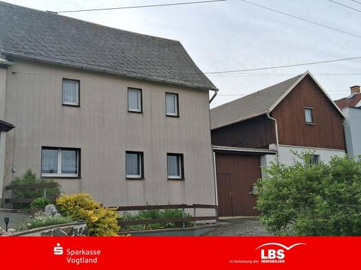 Reihenendhaus zum Kauf 84.000 € 5 Zimmer 103,8 m² 1.100 m² Grundstück Thierbach Pausa-Mühltroff 07952