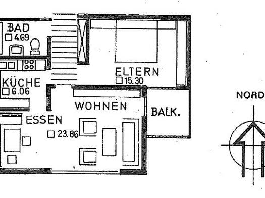 Wohnung zum Kauf 209.000 € 2 Zimmer 60 m² 1. Geschoss Dellmensingen Erbach 89155