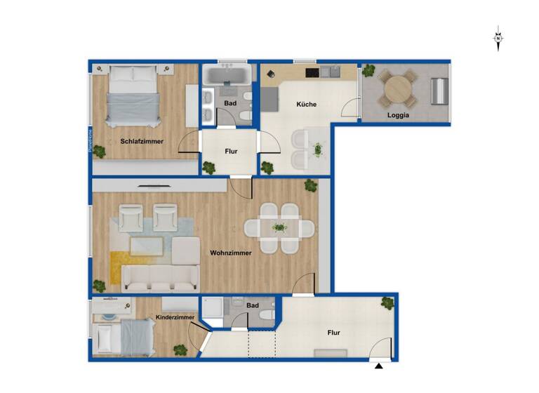 Wohnung zum Kauf 199.000 € 3 Zimmer 100 m² Rüttenscheid Essen 45131