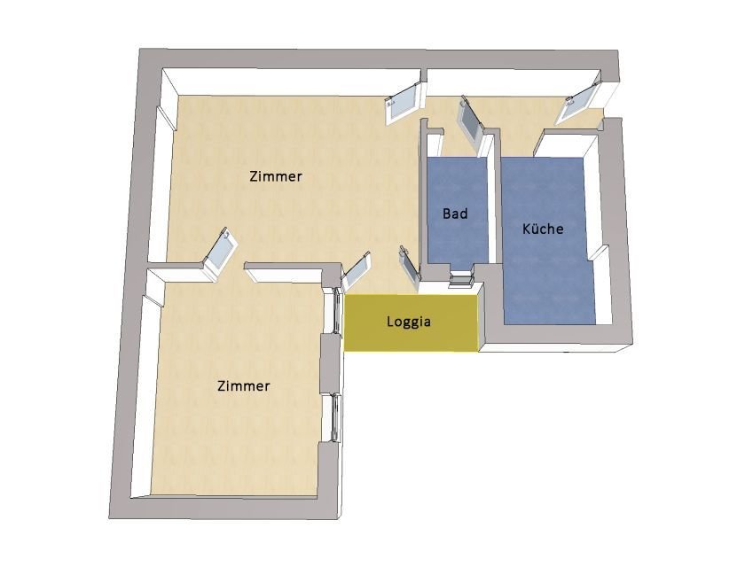 Wohnung zum Kauf 249.000 € 2 Zimmer 53 m²<br/>Wohnfläche Pankow Berlin 13187