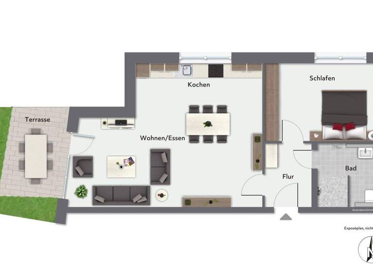 Wohnung zum Kauf provisionsfrei 298.402 € 2 Zimmer 64,9 m² Schildesche Bielefeld 33609