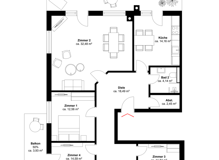 Penthouse zum Kauf 829.000 € 4 Zimmer 132 m² Sassnitz 18546