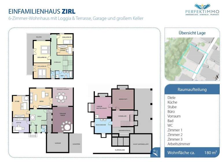 Einfamilienhaus zum Kauf 6 Zimmer 180 m² 810 m² Grundstück Zirl 6170