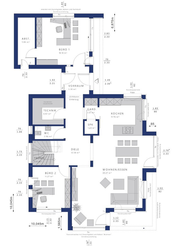 Einfamilienhaus zum Kauf provisionsfrei 821.734 € 5 Zimmer 196 m²<br/>Wohnfläche 757 m²<br/>Grundstück Tengen Tengen 78250