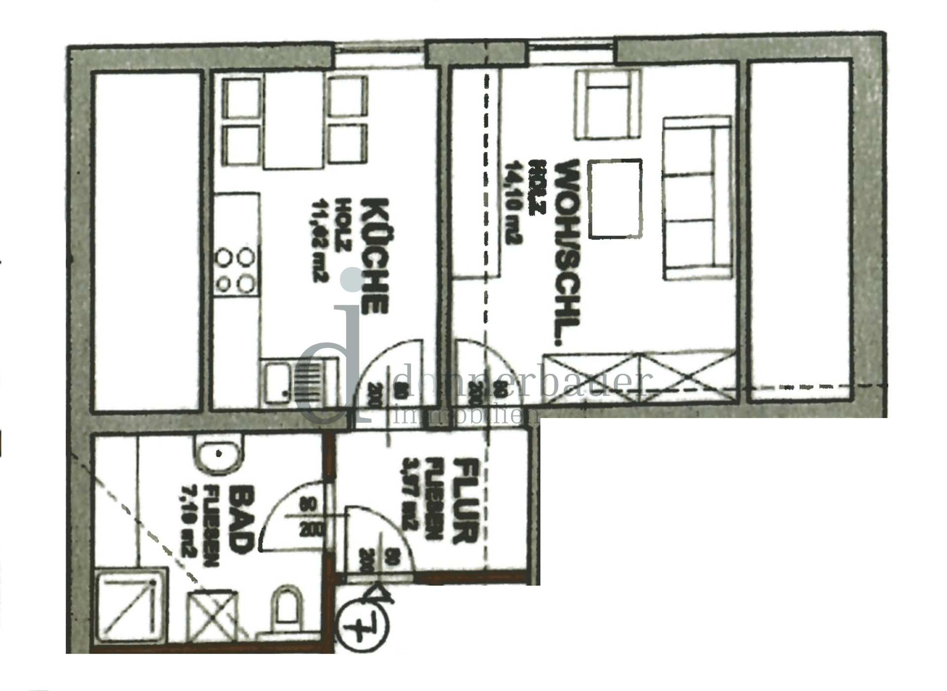 Wohnung zur Miete 398 € 2 Zimmer 36,3 m²<br/>Wohnfläche 2.<br/>Geschoss Mariapfarr 5571