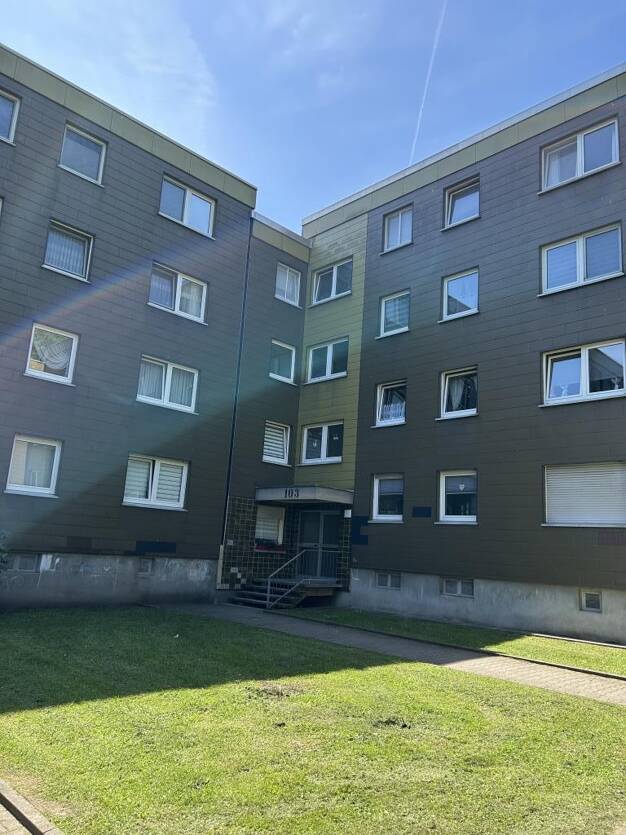 Wohnung zur Miete nur mit Wohnberechtigungsschein 341 € 2,5 Zimmer 65,5 m² 2. Geschoss Wiehagen 103 Rotthausen Gelsenkirchen 45884