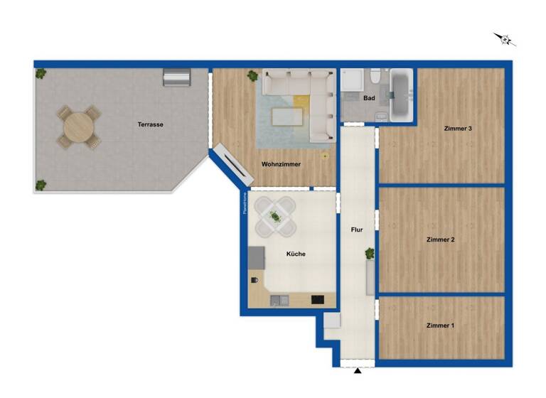 Wohnung zum Kauf 315.000 € 4 Zimmer 103 m² Paulusviertel Halle 06114