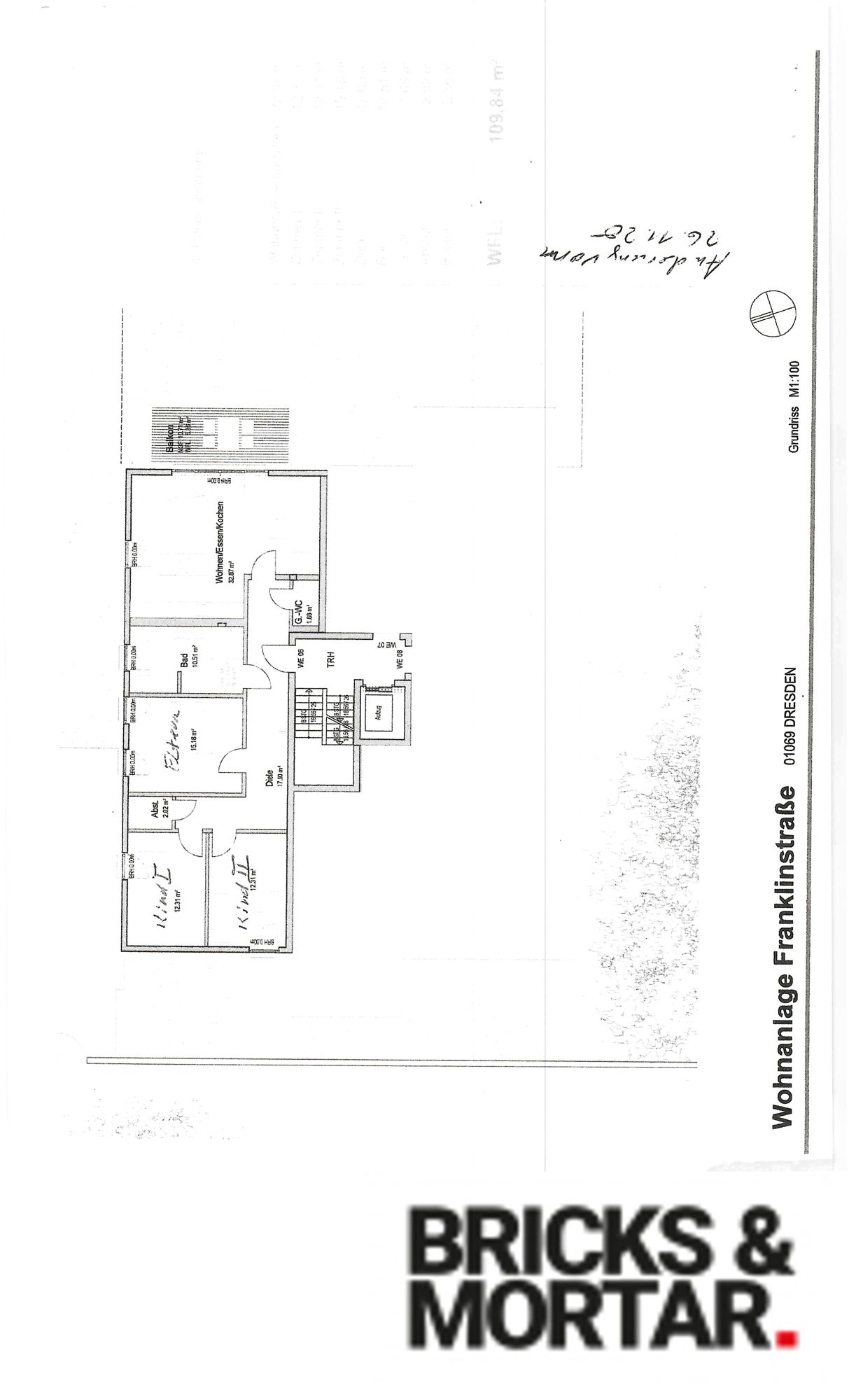 Wohnung zum Kauf 613.000 € 4 Zimmer 110 m²<br/>Wohnfläche 2.<br/>Geschoss 01.05.2025<br/>Verfügbarkeit Südvorstadt-Ost (Ackermannstr.) Dresden 01069