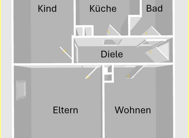 Wohnung zum Kauf 197.000 € 3 Zimmer 47 m²<br/>Wohnfläche 1.<br/>Geschoss Schweinau Nürnberg 90441
